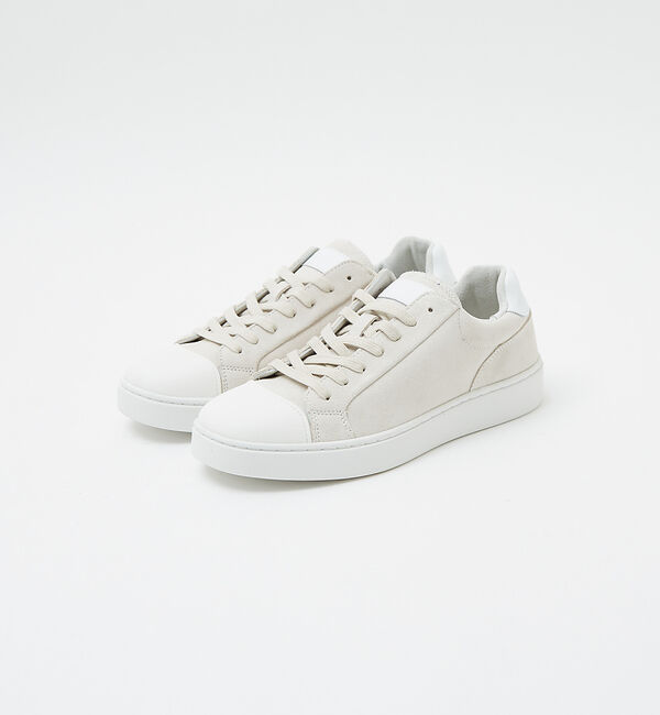 alfredoBANNISTER「キャップトゥ スエード スニーカー」|スニーカー|ホワイト