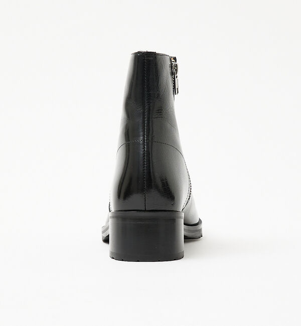 alfredoBANNISTER「スクエア サイドジップ ブーツ」|ショートブーツ|