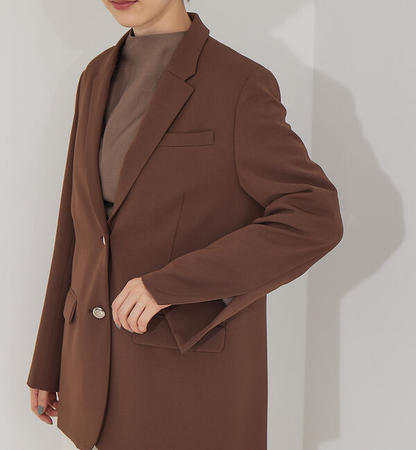 Rouge vif「ツィルシングルジャケット2」|テーラードジャケット|