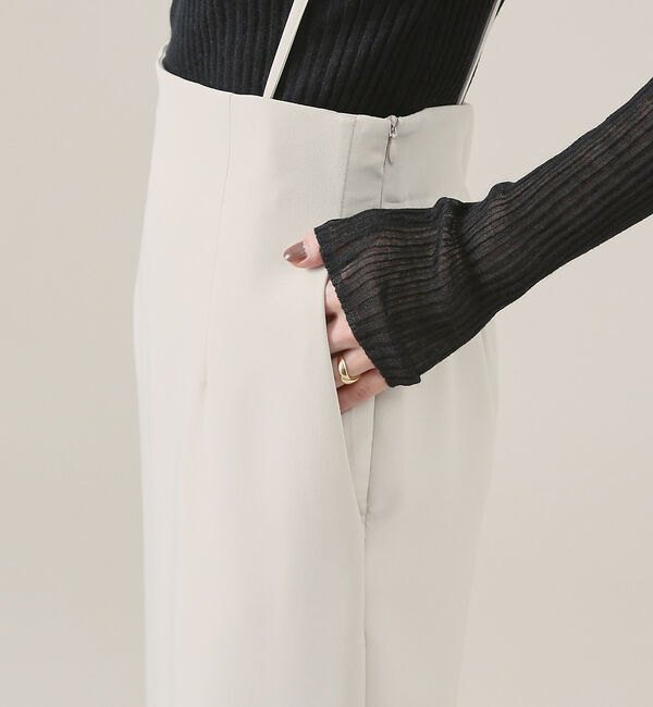 Rouge vif「【XSサイズ展開】【ロングセラー】ハイウエストサスペンダースカート」|スカート|