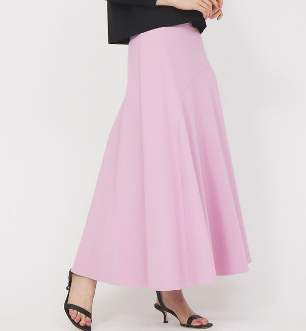 Rouge vif「シェルタリングアシメフレアスカート」|スカート|ピンク