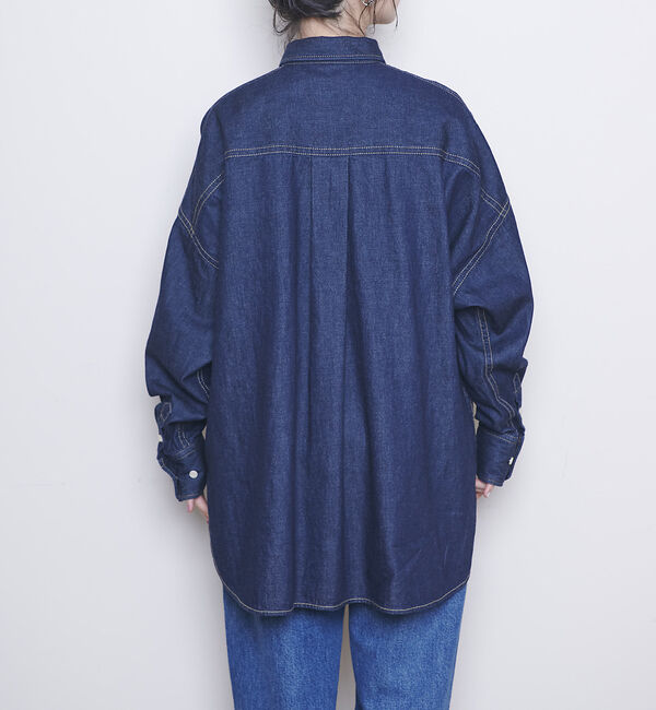 Rouge vif「NEW オーバーサイズデニムシャツ」|シャツ・ブラウス|
