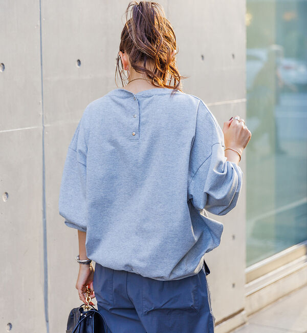 Rouge vif「ゆるシルエットバックヘンリーカットプルオーバー」|Tシャツ・カットソー|