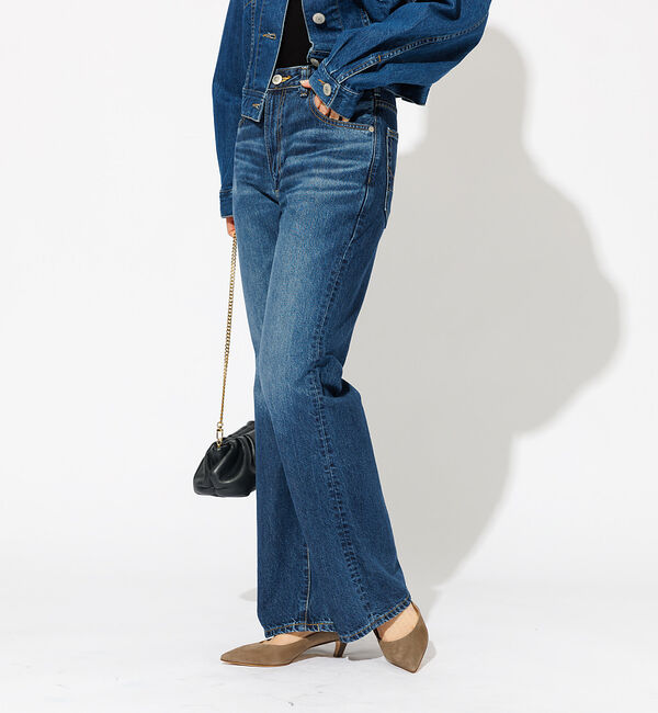 Rouge vif「＜25SS新色＞【SOMETHING/サムシング】LISA ヴィンテージ フレア」|デニム|