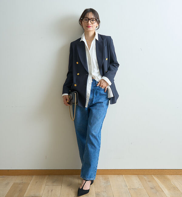 Rouge vif「テーラードダブルジャケット」|テーラードジャケット|