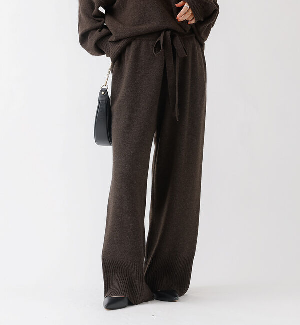 Rouge vif「【セットアップ対応】ゆるニットパンツ」|その他|