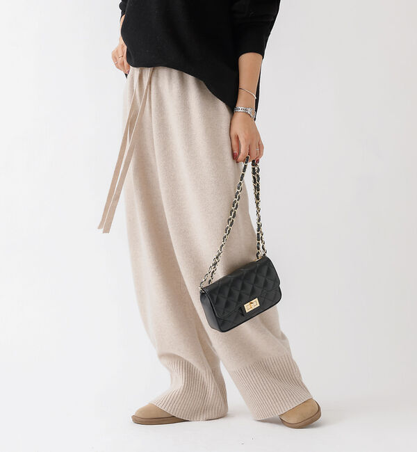 Rouge vif「【セットアップ対応】ゆるニットパンツ」|その他|