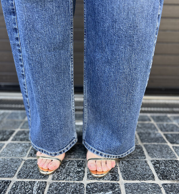 Rouge vif「【RED CARD/レッドカード】Montana カーブバギーデニム」|デニム|