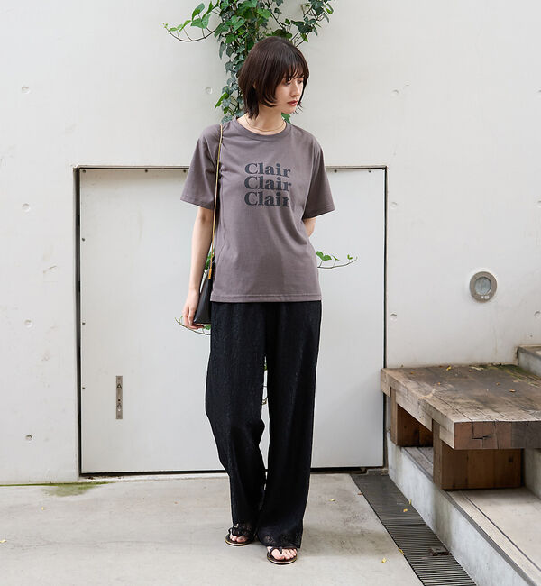 Rouge vif「シアーロゴTシャツ」|Tシャツ・カットソー|