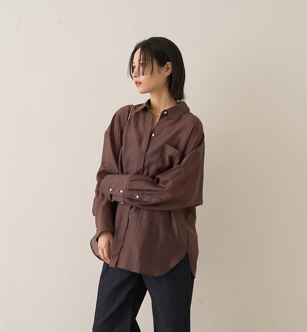 Rouge vif「【新色登場】バックツイストシャツ」|シャツ・ブラウス|