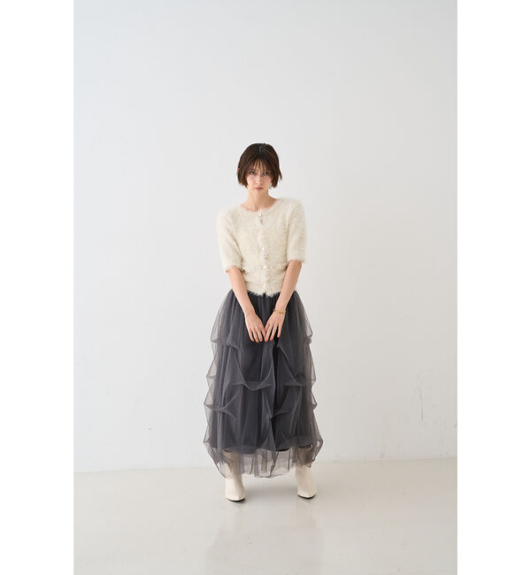 Rouge vif「【一部店舗限定】チュールフォルムスカート」|スカート|