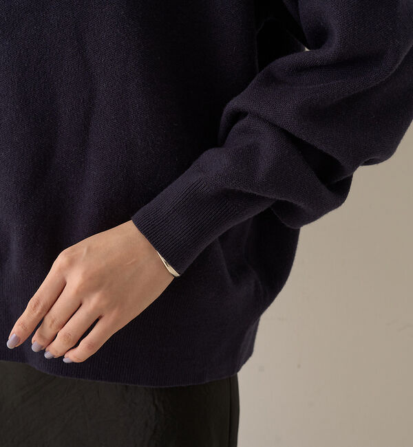 Rouge vif「ハーフジップロゴニットプルオーバー」|ニット・セーター|