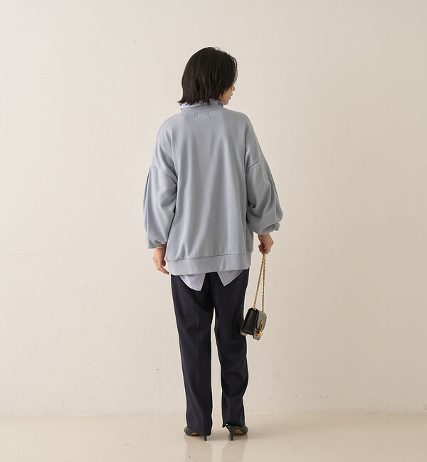 Rouge vif「裏毛ロゴタックスリーブスウェット」|スウェット・ジャージ|