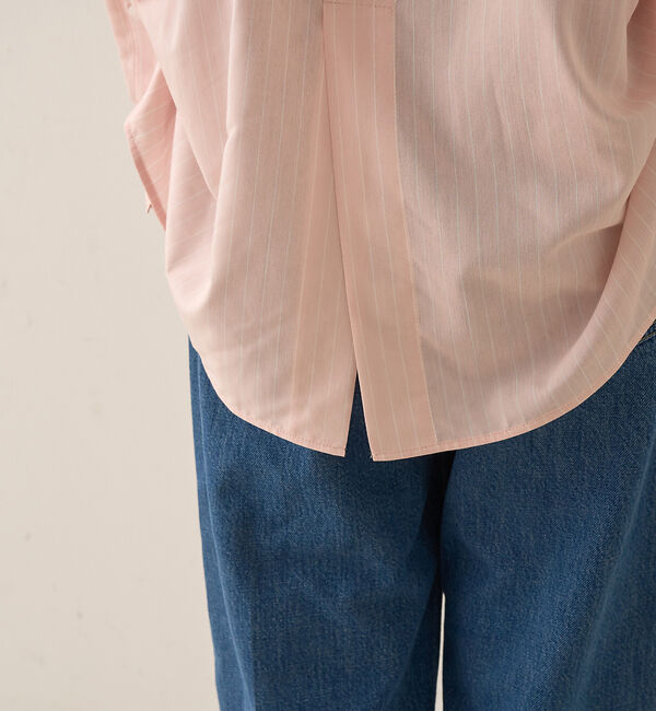 Rouge vif「バックドレープストライプシャツ」|シャツ・ブラウス|