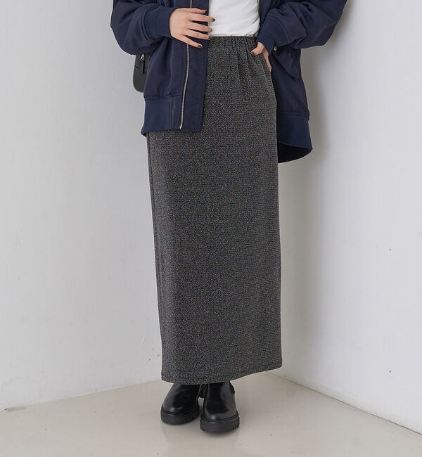 Rouge vif「ラメグリッタージャージナロースカート」|スカート|