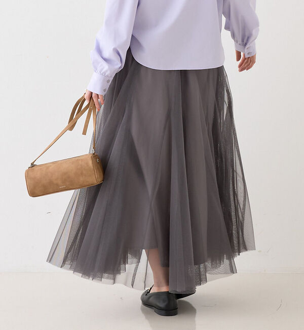 Rouge vif「【2025AW新作】【ロングセラー】チュールマチフレアスカート」|スカート|