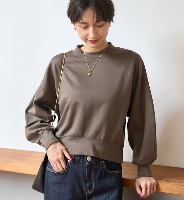 Rouge vif「【2025AW新色登場】ダンボールショートスウェット」|スウェット・ジャージ|モカ