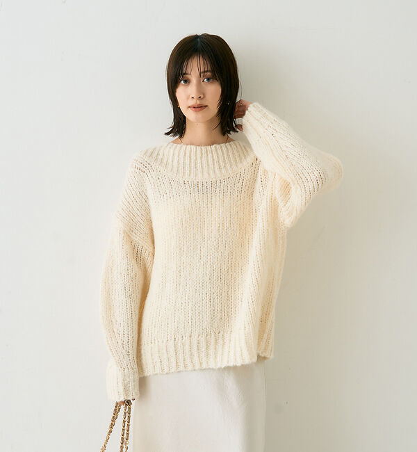 Rouge vif「ロービングニットプルオーバー」|ニット・セーター|