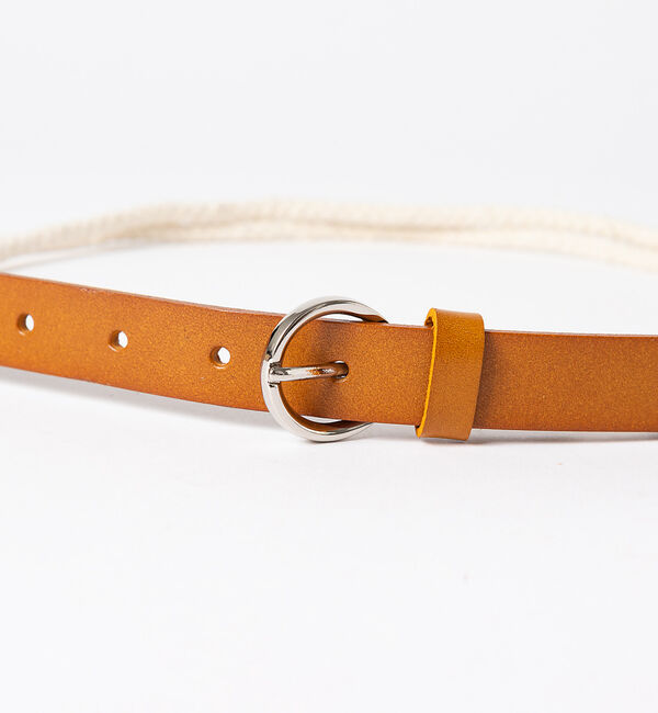 qualite「ロープレザーベルト」|ベルト|