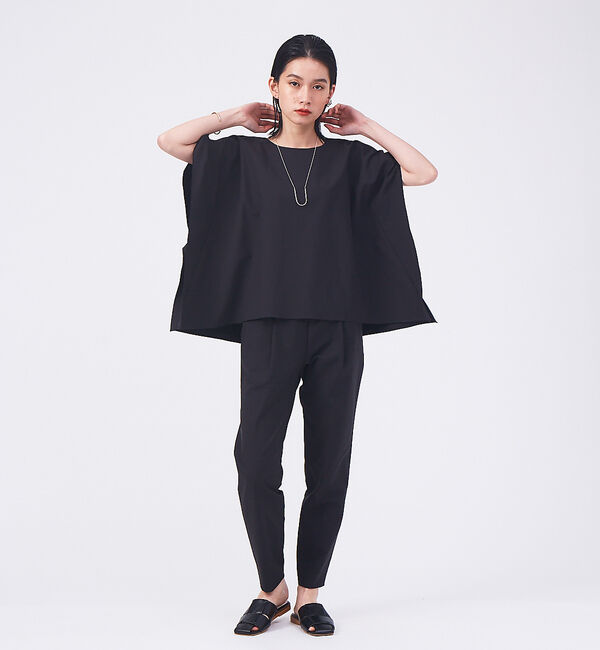 qualite「【新色登場】【セットアップ対応】コットンリネン2WAYストレッチタックパンツ」|その他|