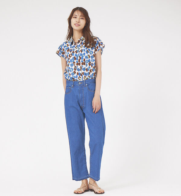 qualite「【e&times;qualite】サイドラインデニム」|デニム|