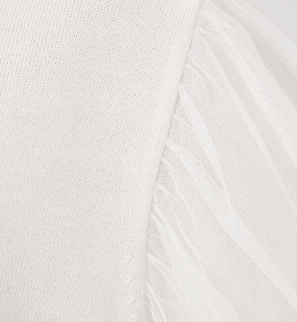 qualite「チュールコンビニット」|ニット・セーター|