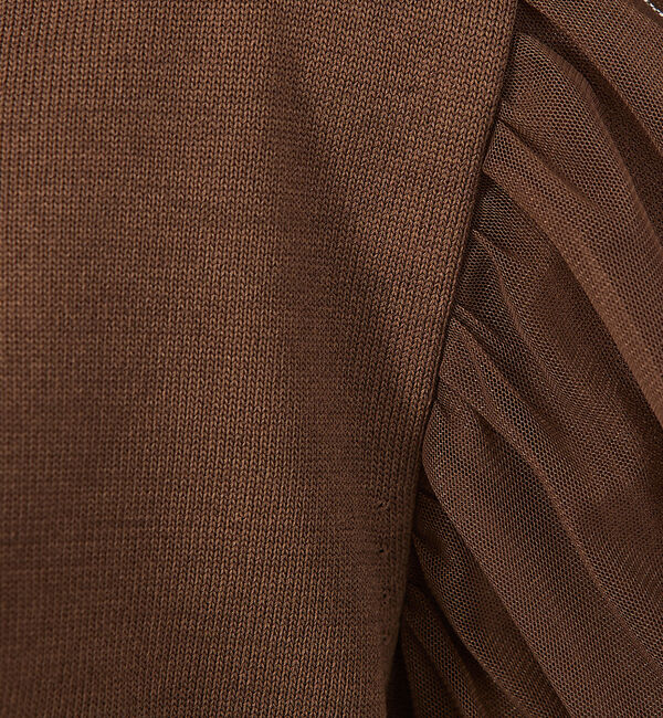 qualite「チュールコンビニット」|ニット・セーター|