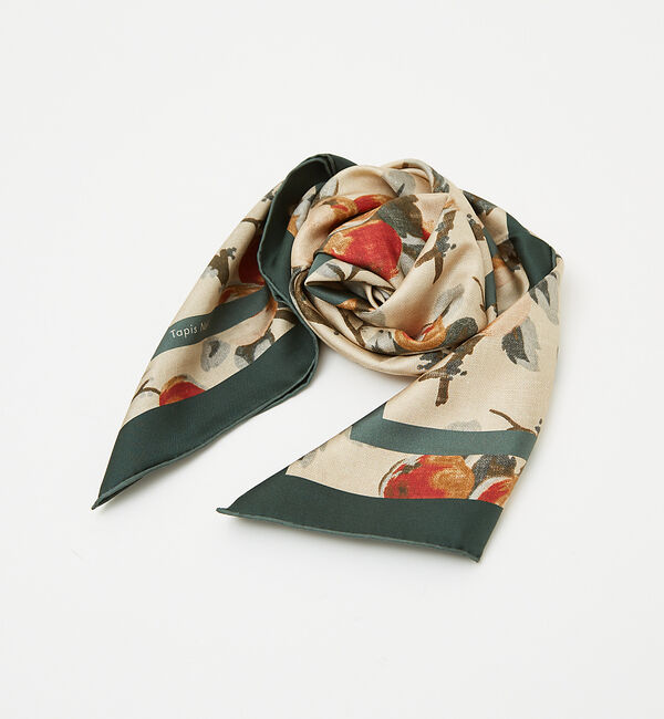 qualite「【Tapis Noir】クラシカルスカーフ」|バンダナ・スカーフ|