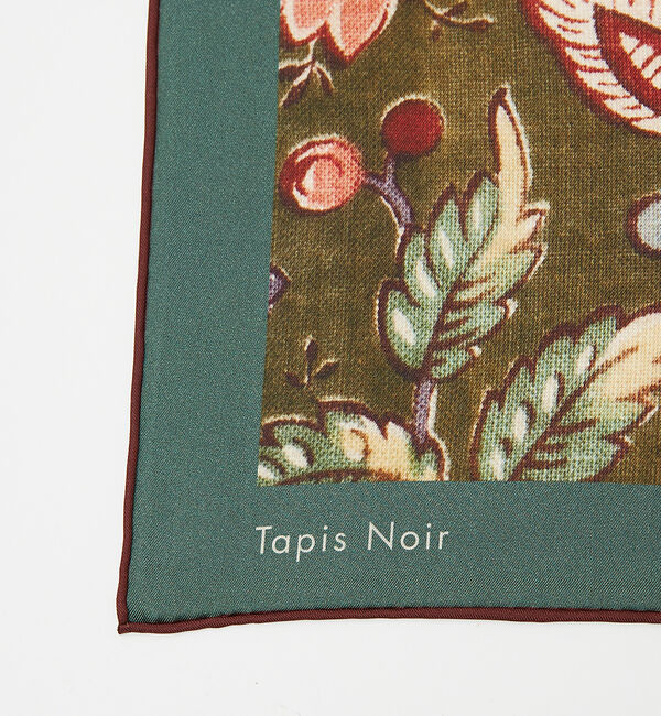 qualite「【Tapis Noir】クラシカルスカーフ」|バンダナ・スカーフ|