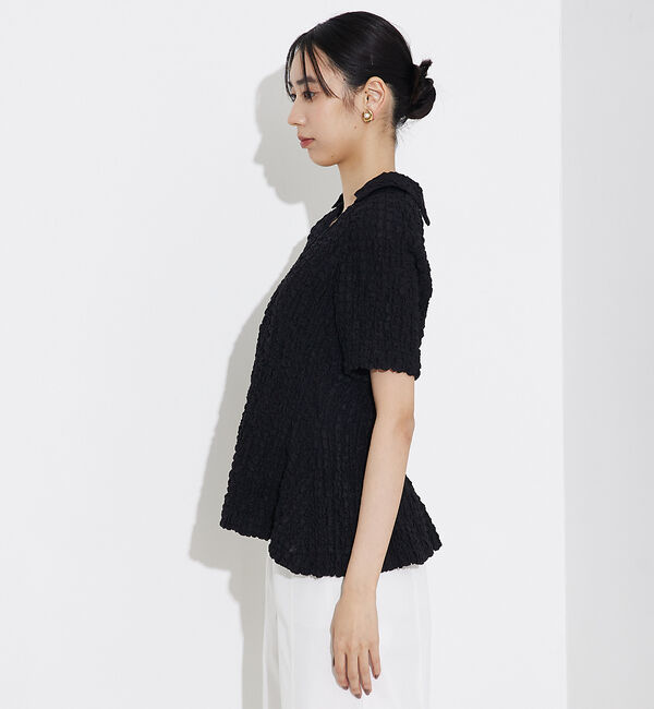 qualite「ペプラムシャツ」|Tシャツ・カットソー|