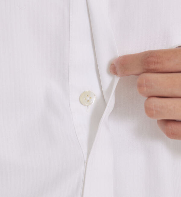 qualite「袖スリットレギュラーシャツ」|シャツ・ブラウス|