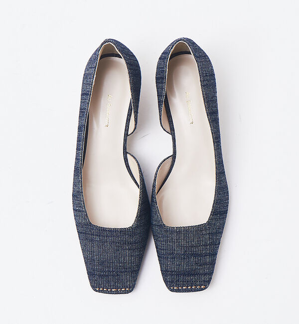 AU BANNISTER「スクエアトゥサイドオープンパンプス」|パンプス|