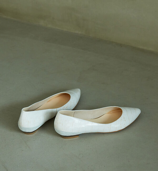 AU BANNISTER「【累計1万足突破！】ボロネーゼ カッター フラットパンプス」|パンプス|