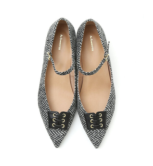 AU BANNISTER「レースアップモチーフ付き メリージェーンパンプス」|パンプス|