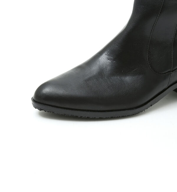 AU BANNISTER「【スノーソール】切り替えフラットロングブーツ」|ショートブーツ|
