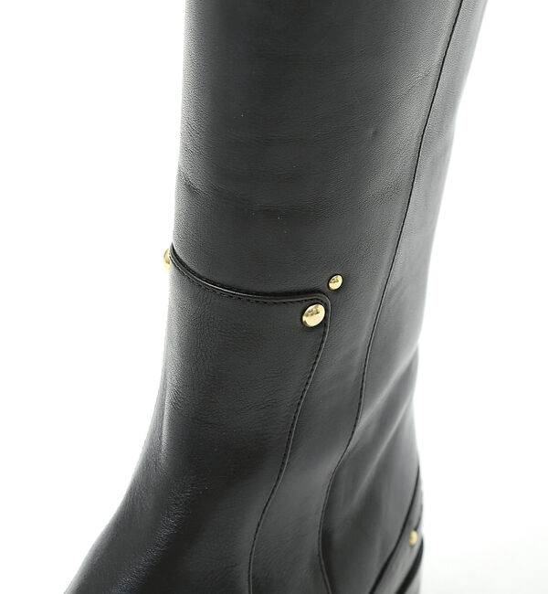 AU BANNISTER「【スノーソール】切り替えフラットロングブーツ」|ショートブーツ|