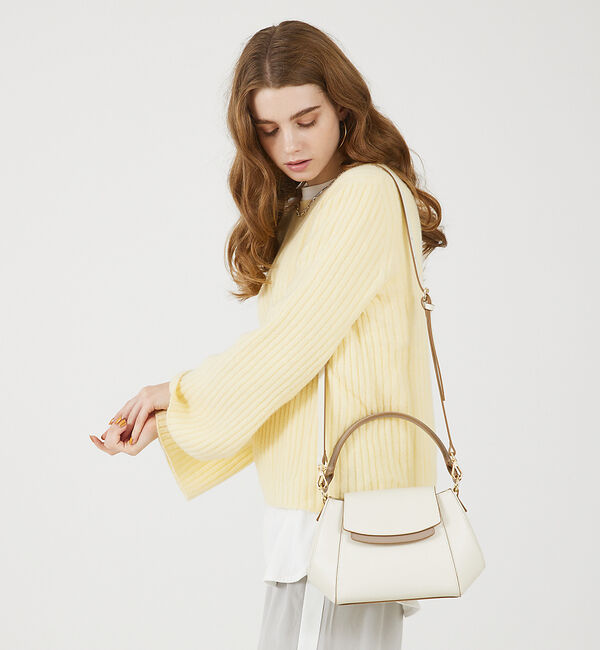 LOWELL things「Bijou/レザーTOPハンドル2WAYショルダーバッグ」|ショルダー・メッセンジャー|