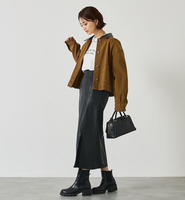 abahouse mavie「デニム/カツラギショートカバーオール」|その他|