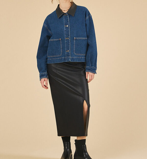 abahouse mavie「デニム/カツラギショートカバーオール」|その他|