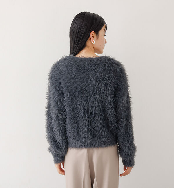 abahouse mavie「【２点セット】シャギーニットアンサンブル」|ニット・セーター|