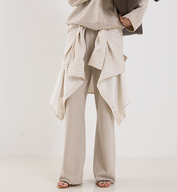 The Store by C' 「【COCUCA】ニットパンツ」|その他|ベージュ