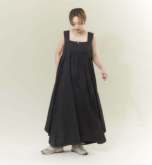 NOMINE「【WEB限定商品】配色ステッチマキシワンピース」|ワンピース|