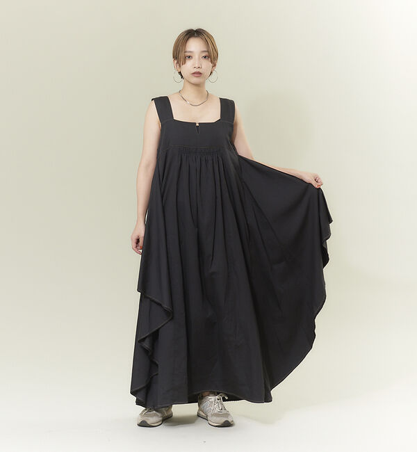 NOMINE「【WEB限定商品】配色ステッチマキシワンピース」|ワンピース|