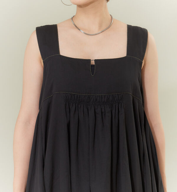 NOMINE「【WEB限定商品】配色ステッチマキシワンピース」|ワンピース|