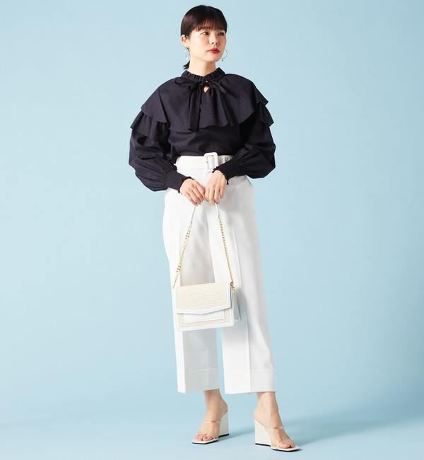 TIARA「2WAYフリルブラウス」|シャツ・ブラウス|