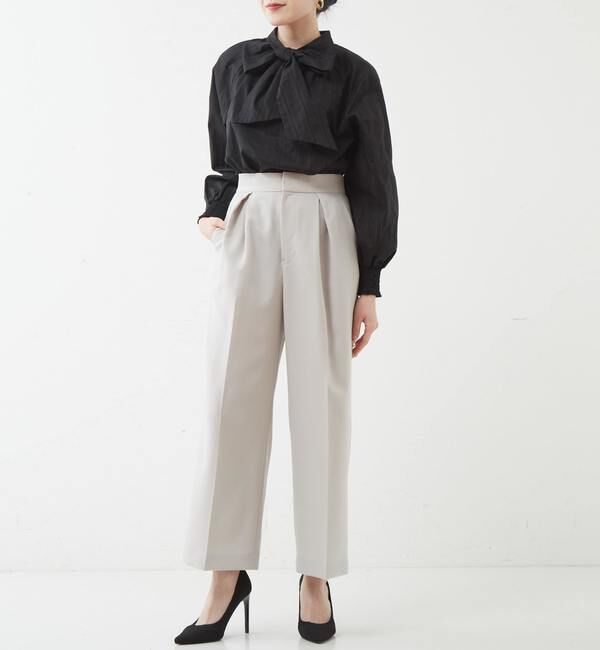 TIARA「センタープレスワイドパンツ」|その他|