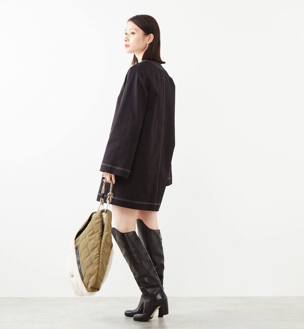 Soffitto「Vネックミニワンピース」|ワンピース|