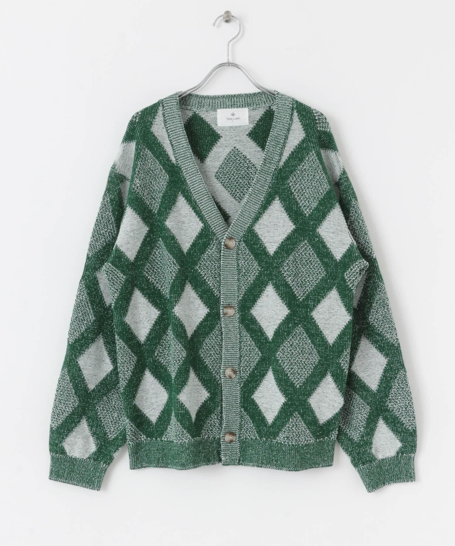 Sonny Label 「ジャガードVネックニットカーディガン」|カーディガン|