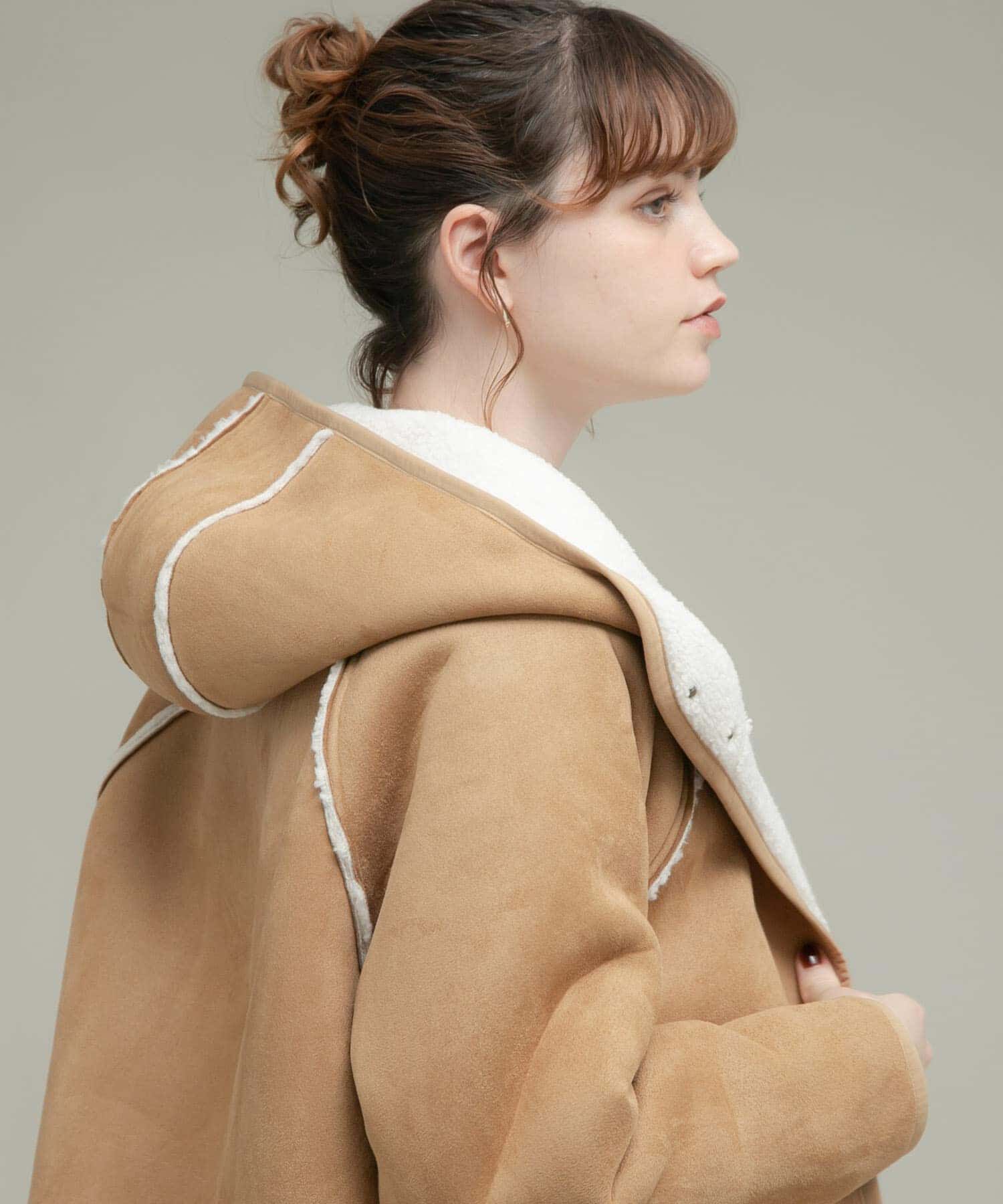 Sonny Label 「ムートンリバーシブルフーディーコート」|その他|