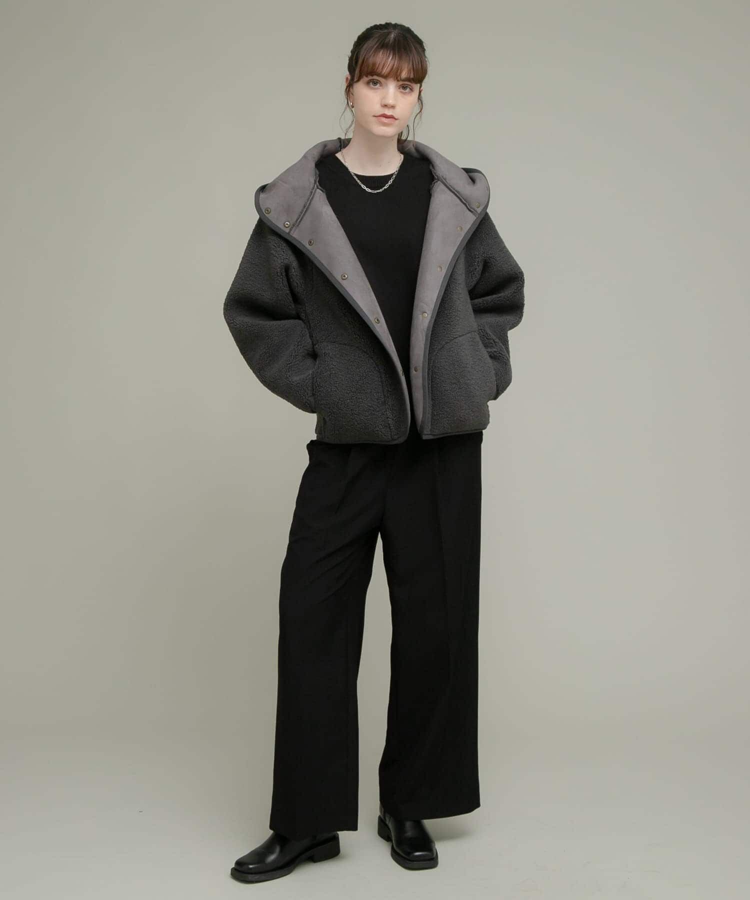 Sonny Label 「ムートンリバーシブルフーディーコート」|その他|